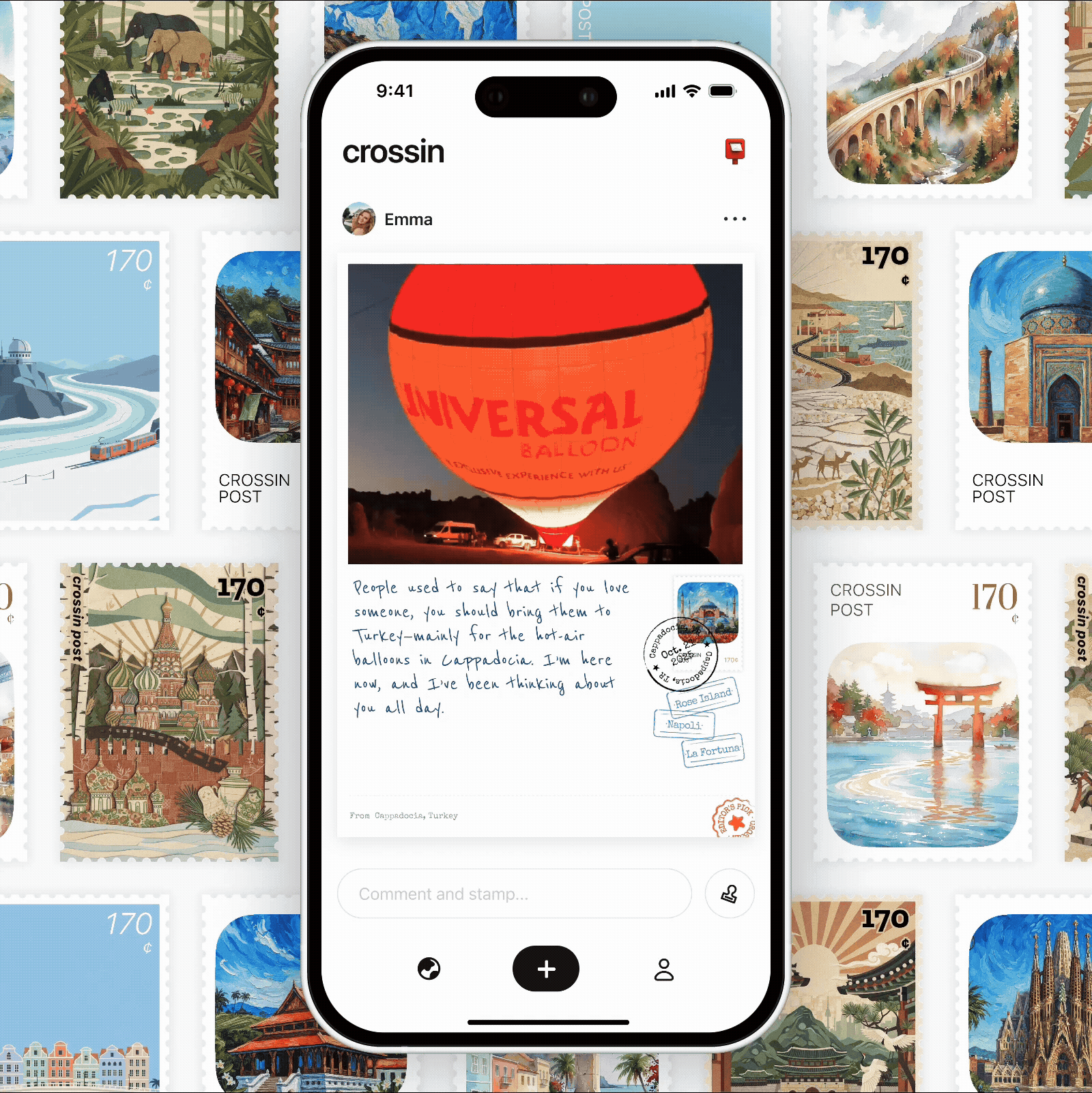 crossin - Product Hunt launch logo