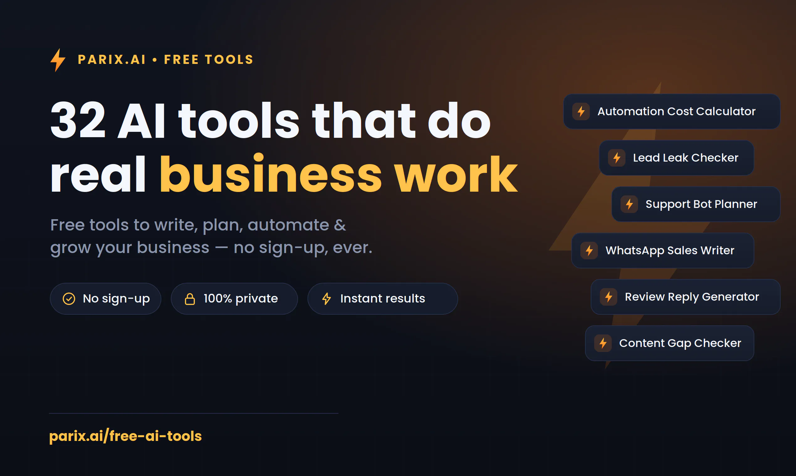 Parix.ai Free AI Tools gallery image