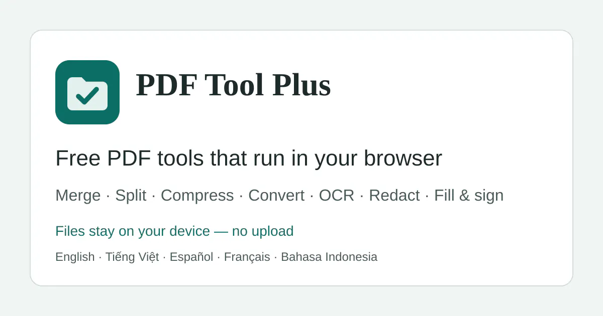 PDF Tool Plus gallery image