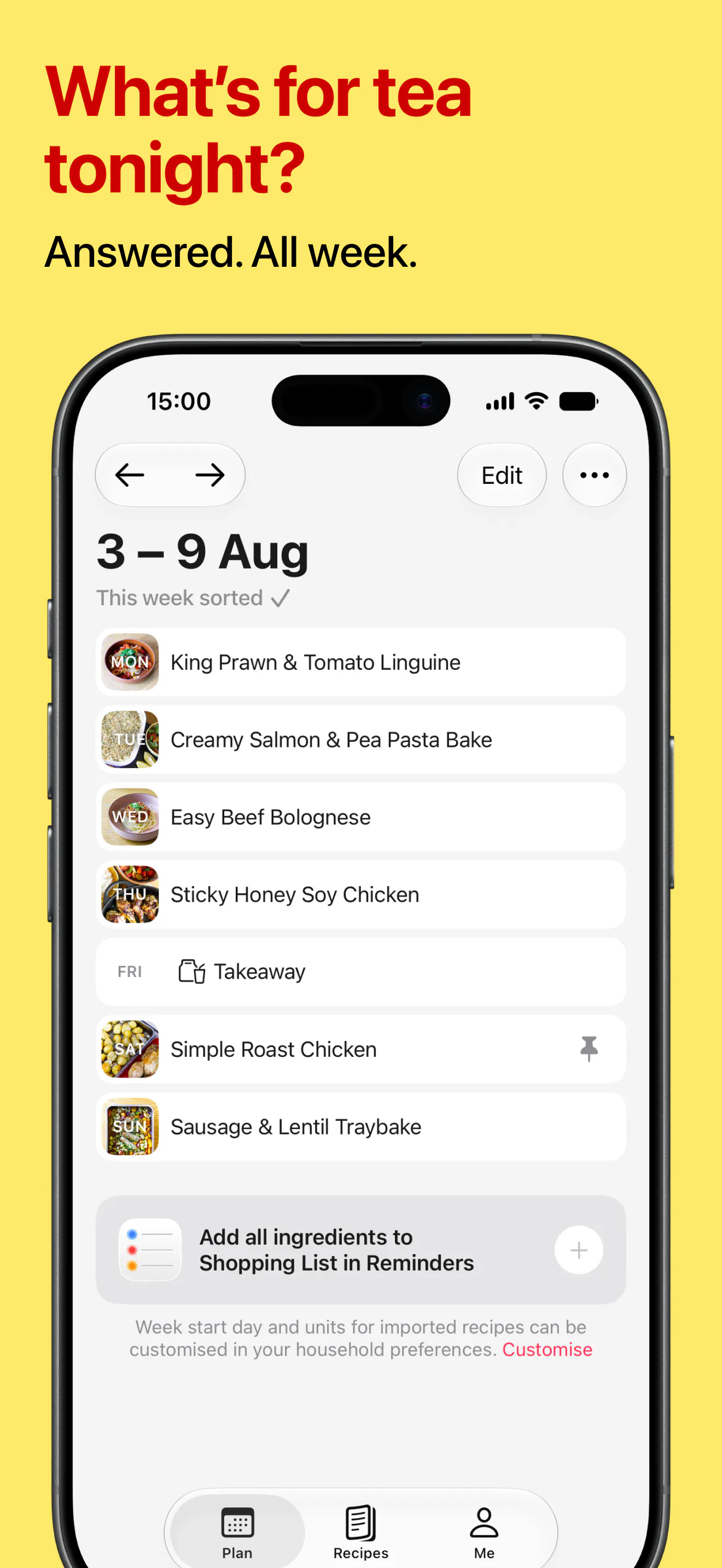 TeaTonight: Dinner Planner gallery image