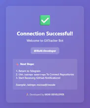 Telegram GitTracker Bot gallery image