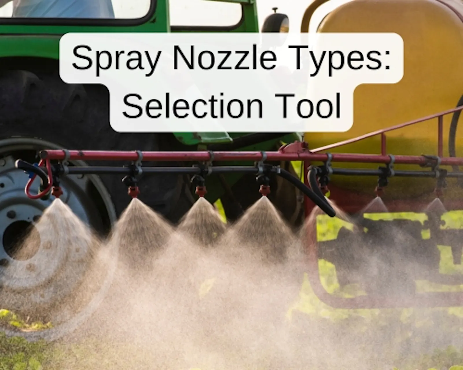 Spray Nozzle Type Selector screenshot 1