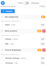 Shoplist gallery image
