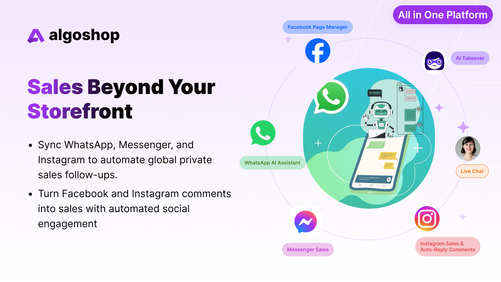 Algoshop AI Sales Chatbot gallery image