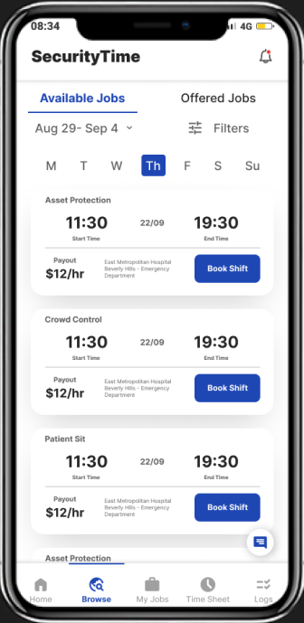 SecurityTime - Main product screenshot demonstrating key features and user interface