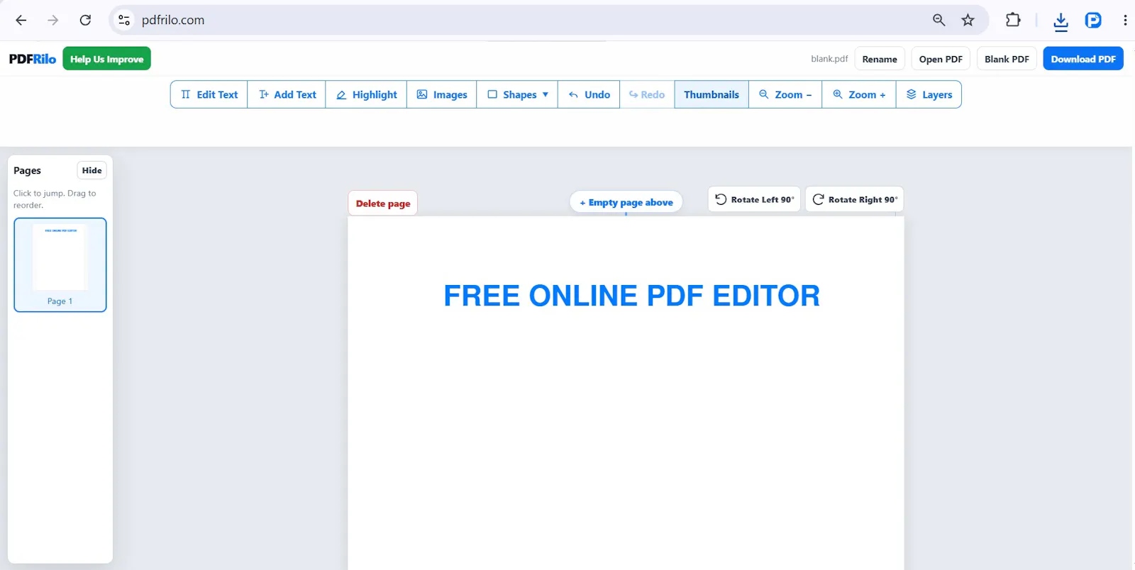 PDFRilo screenshot 2