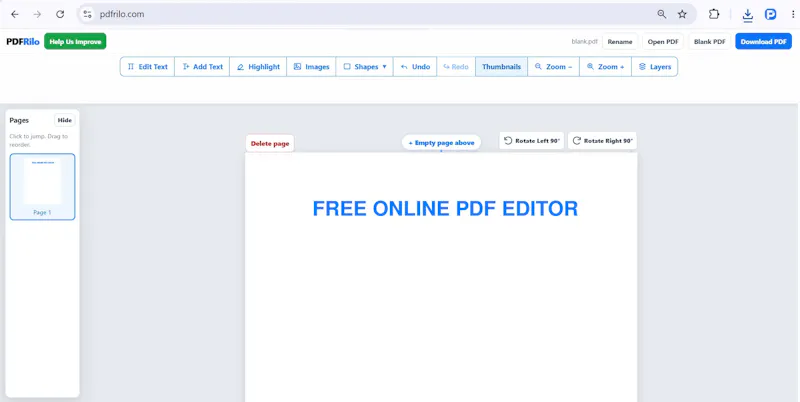 PDFRilo screenshot 2
