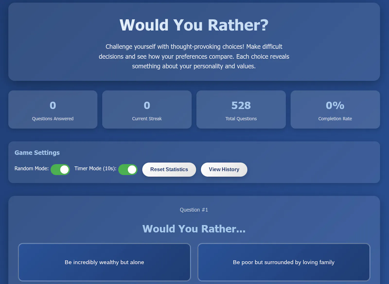 Would You Rather screenshot 1