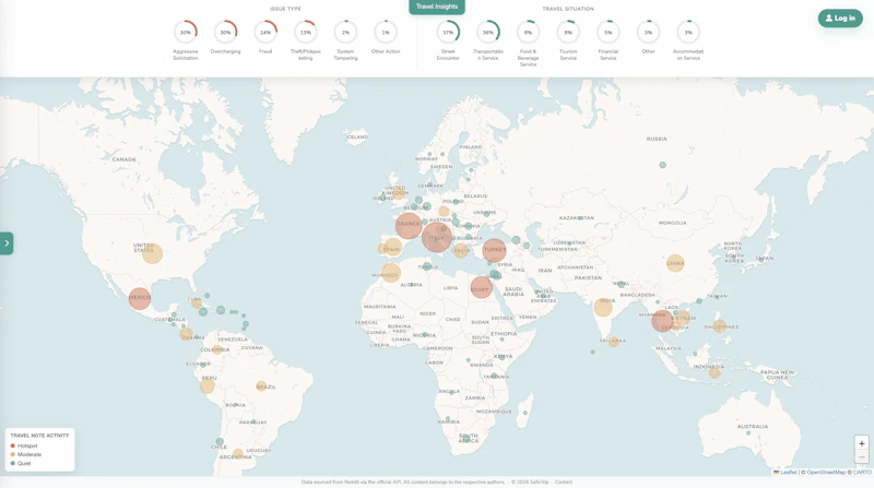 SafeTrip screenshot 1