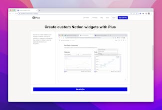 Notion Widgets by Plus gallery image