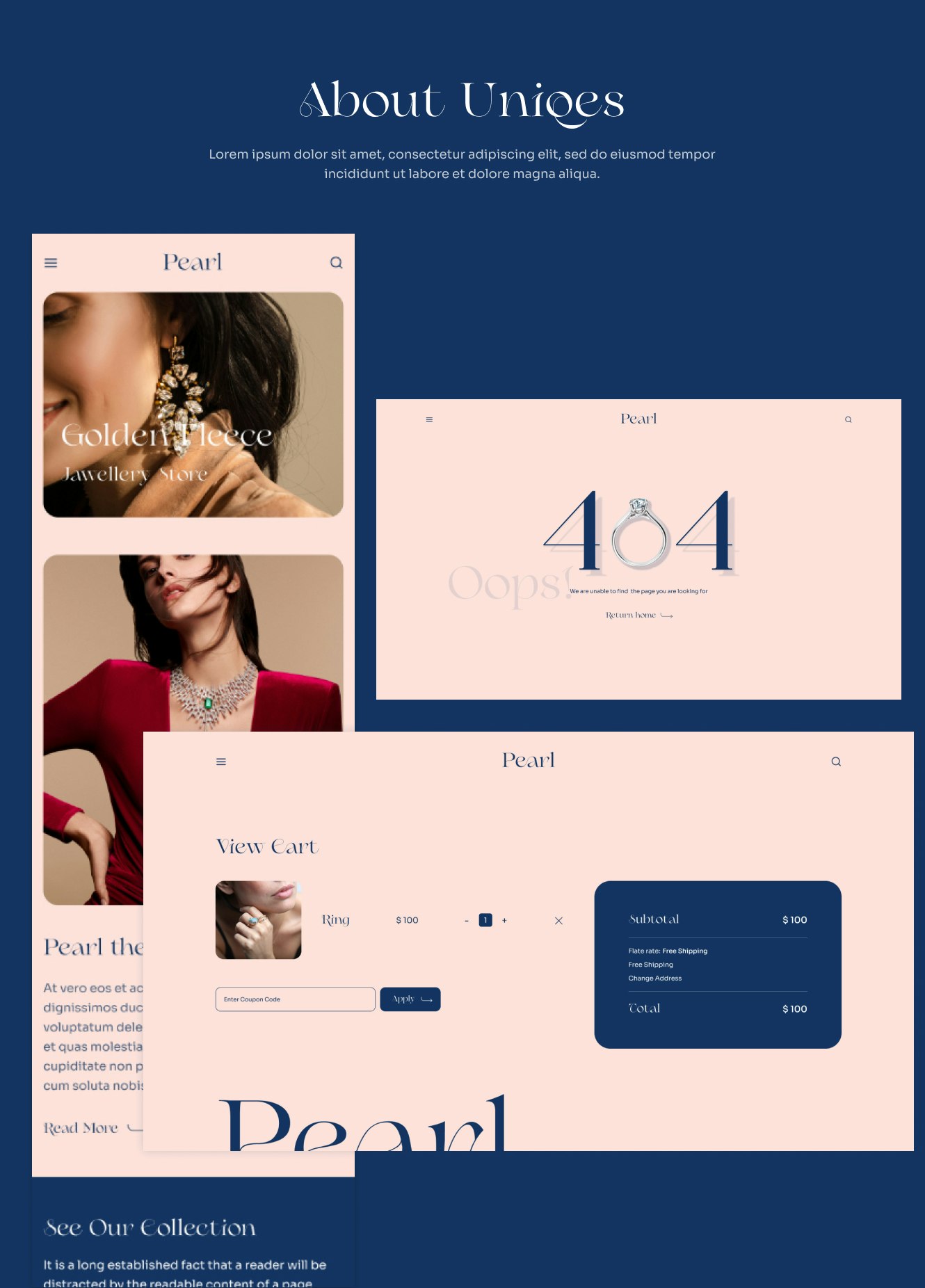 Pearl : Jewellery Website Template media 5