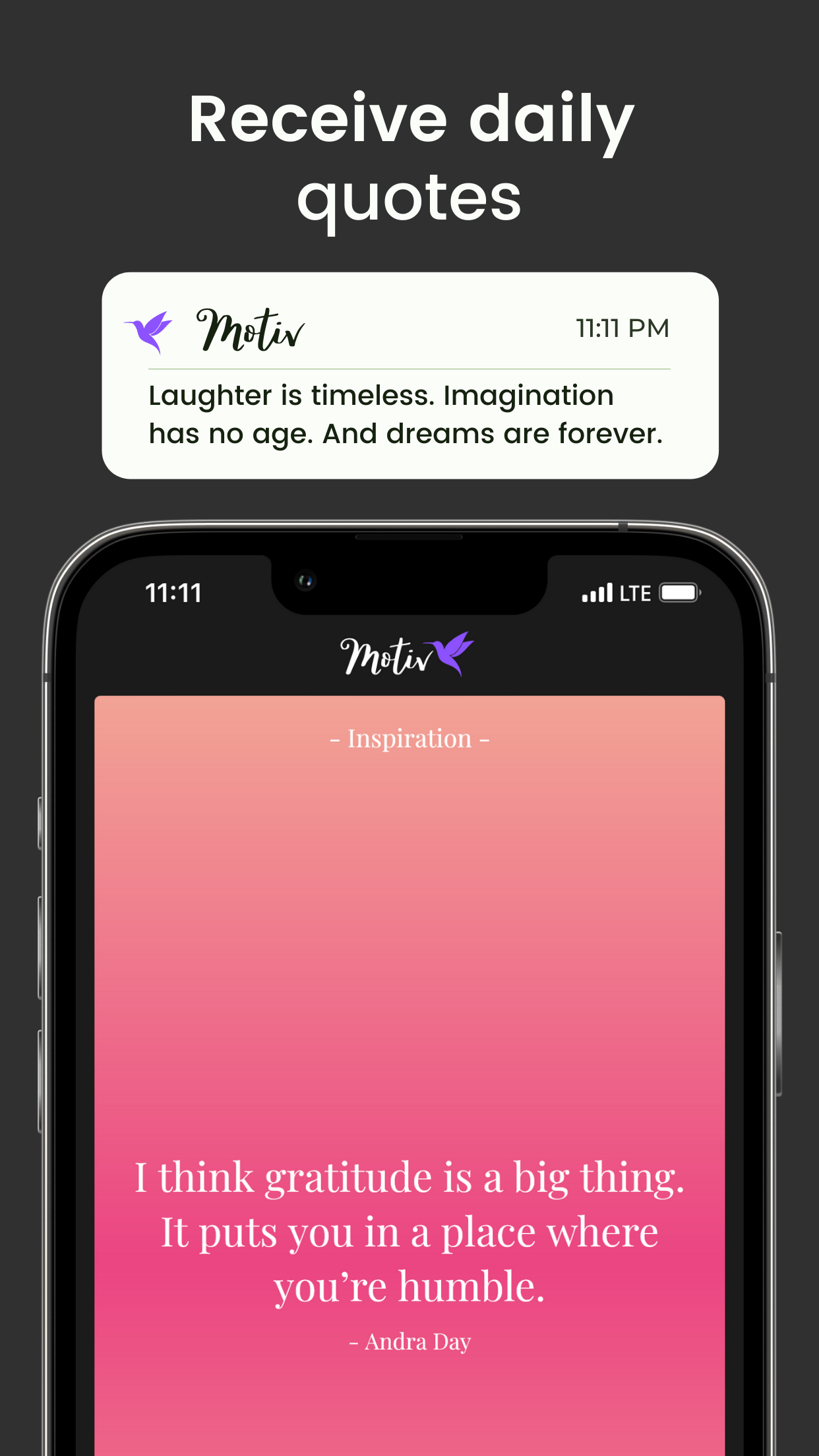 Motiv - Inspirational Quotes gallery image