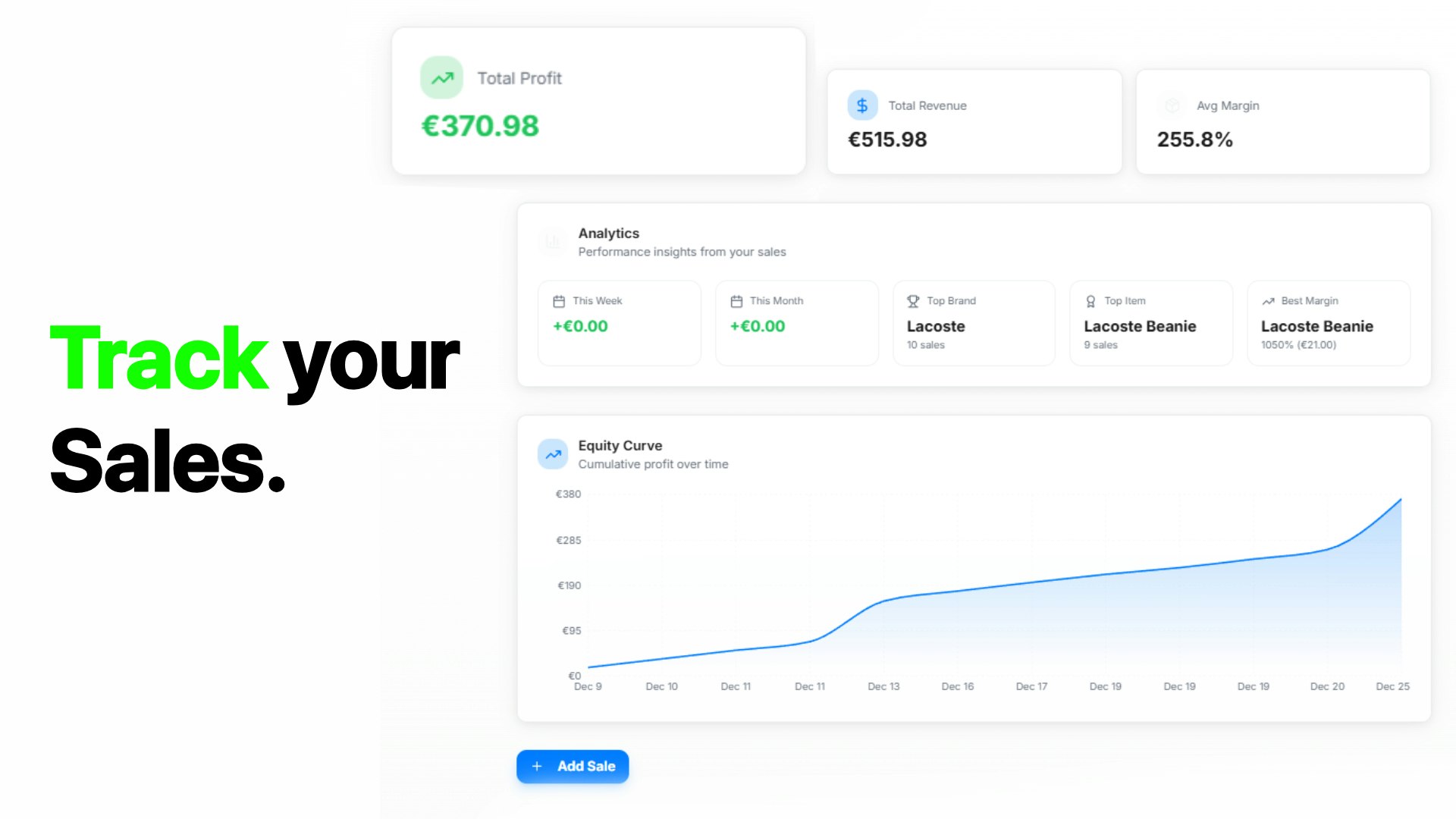 Resell AI - Screenshot 2 showing product features and functionality