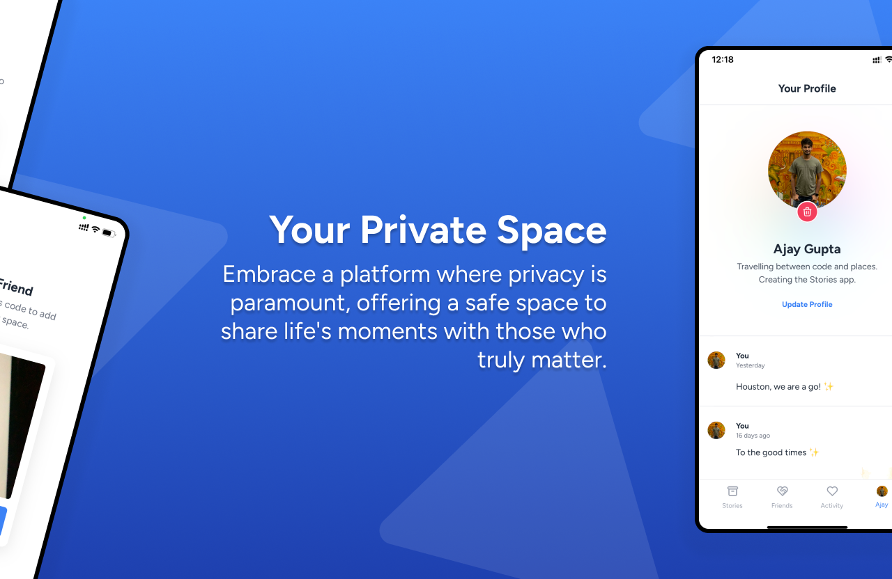 Stories - Closed Social Network media 4