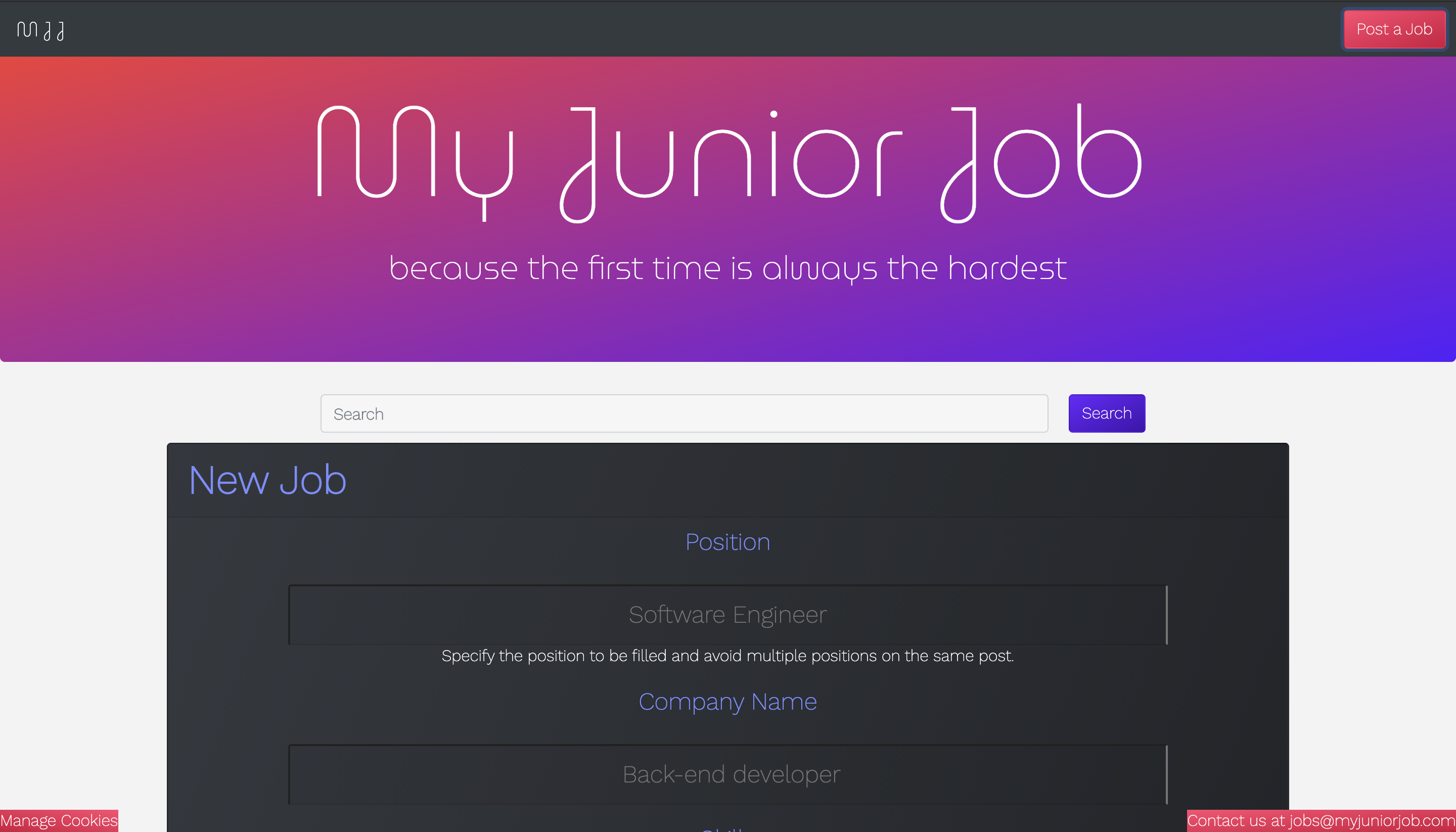 My Junior Job gallery image