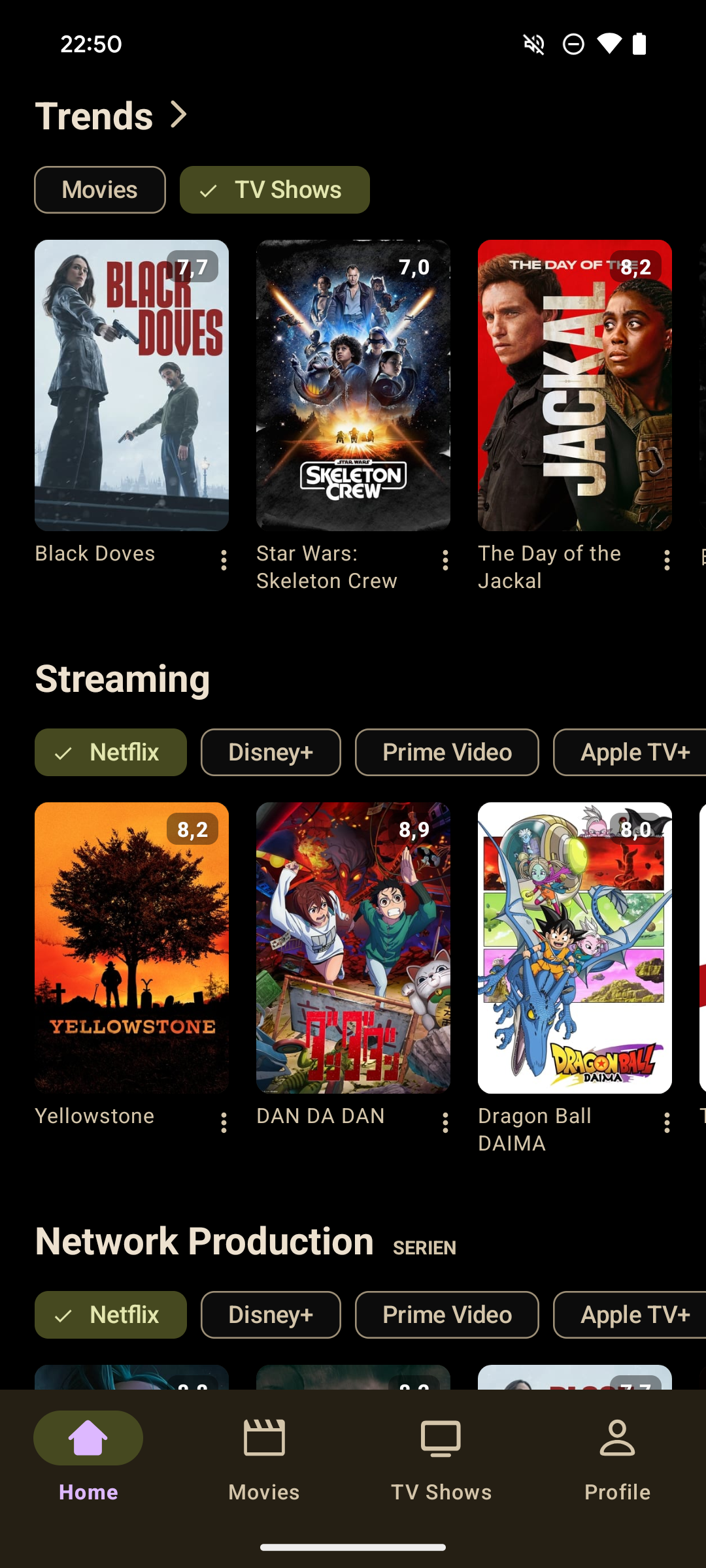 Moviebase 5.0 per Android media 1