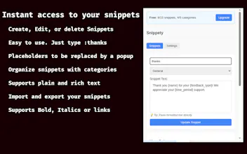 Snippety gallery image