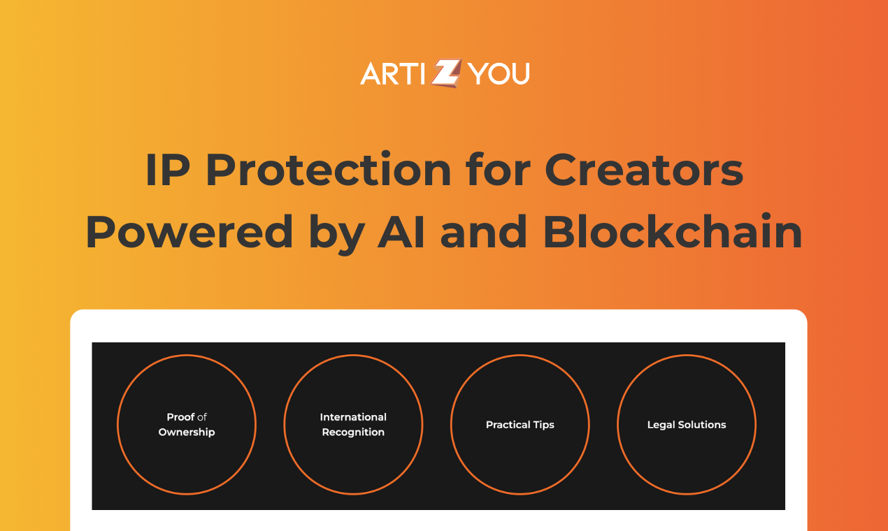 startuptile Artizyou-IP protection for creators powered by AI and Blockchain