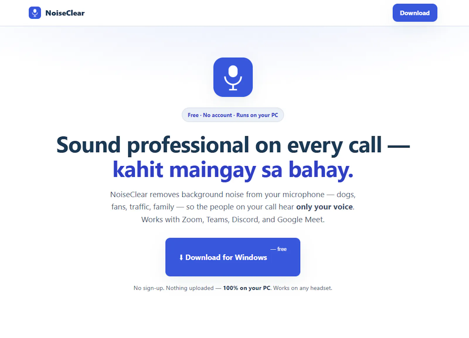 Free noise cancellation for your calls screenshot 3