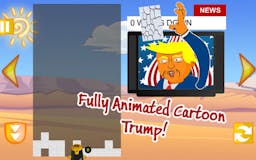 Trump's Great Wall! (Tetris inspired build the wall game for IOS/Android) media 3
