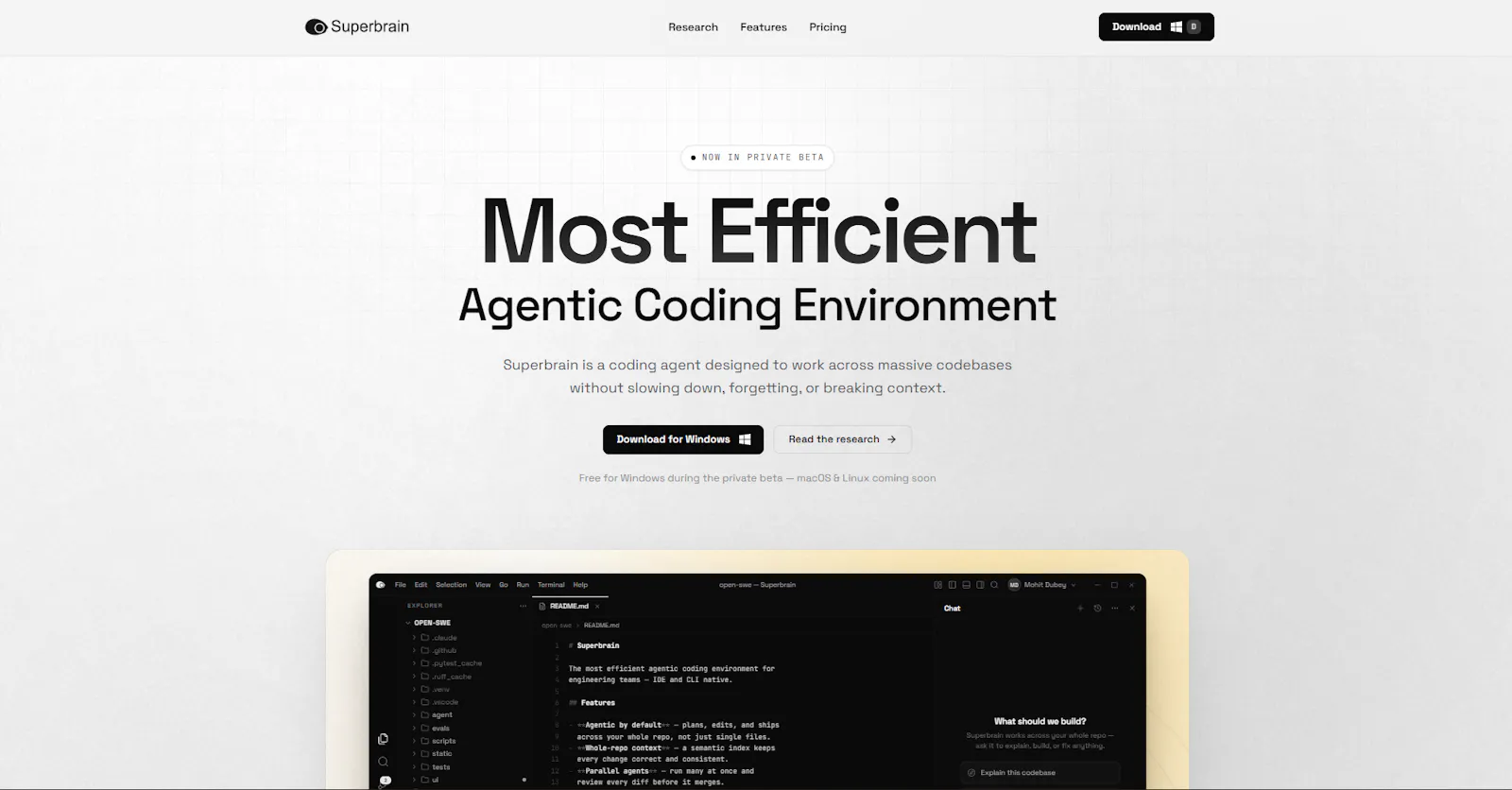 Superbrain | AI Coding Agent screenshot 2