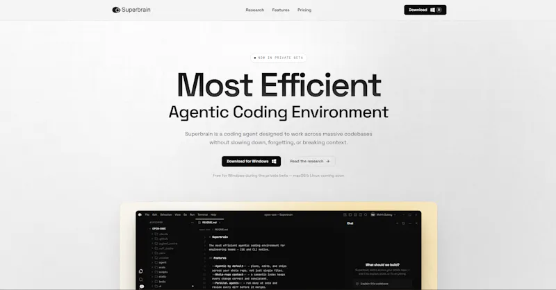 Superbrain | AI Coding Agent screenshot 2