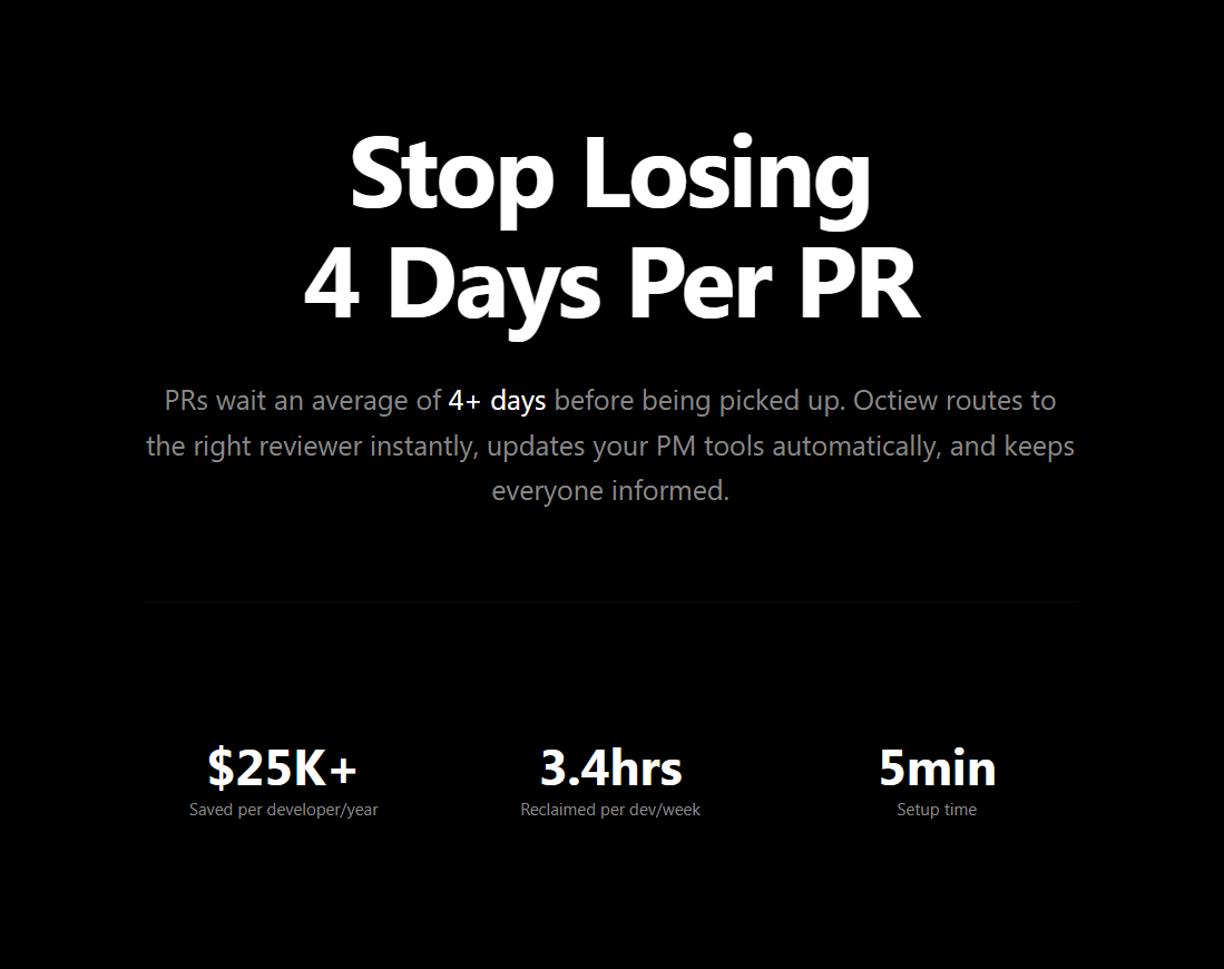 Octiew - Screenshot 2 showing product features and functionality