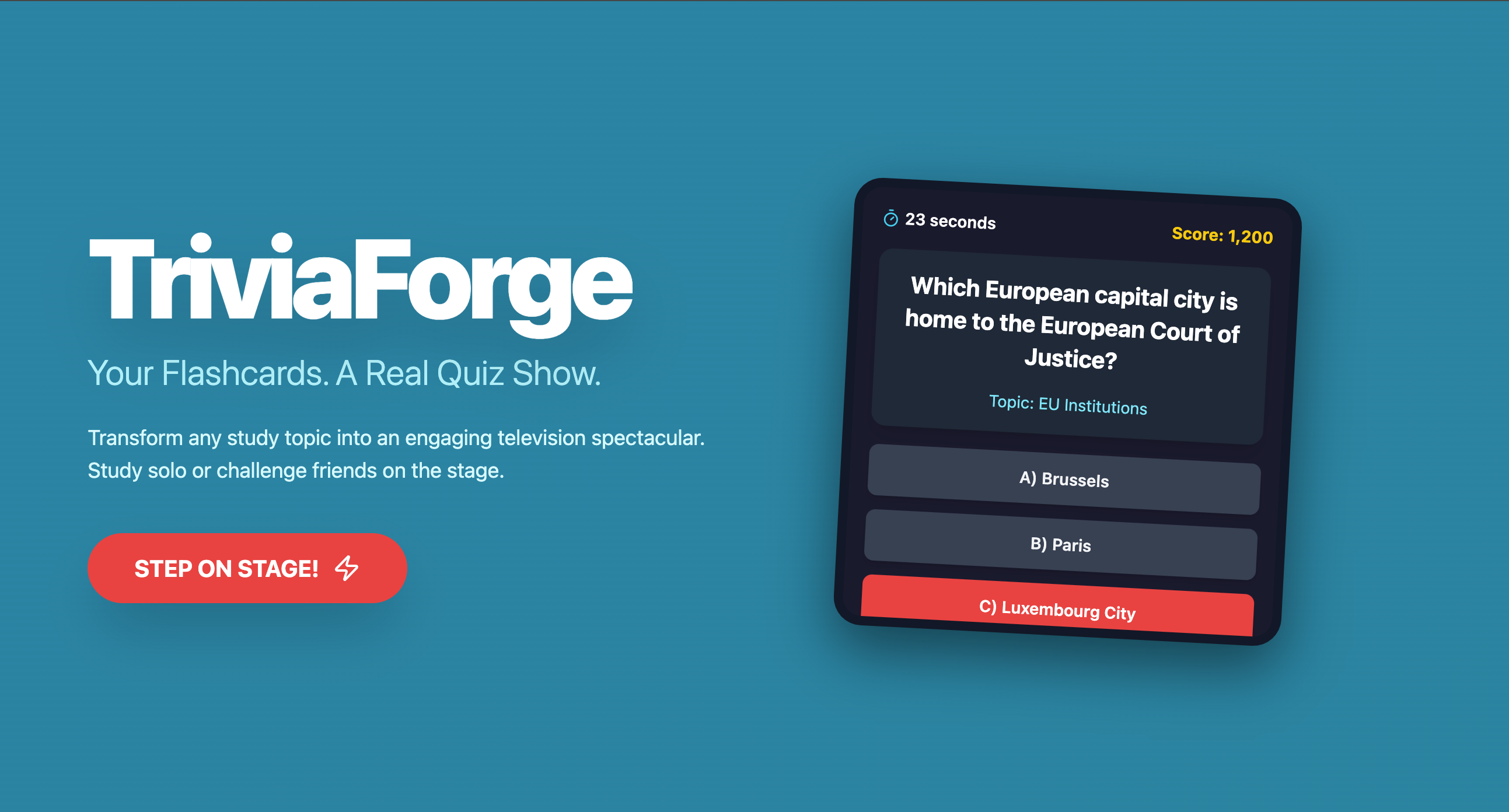 TriviaForge gallery image