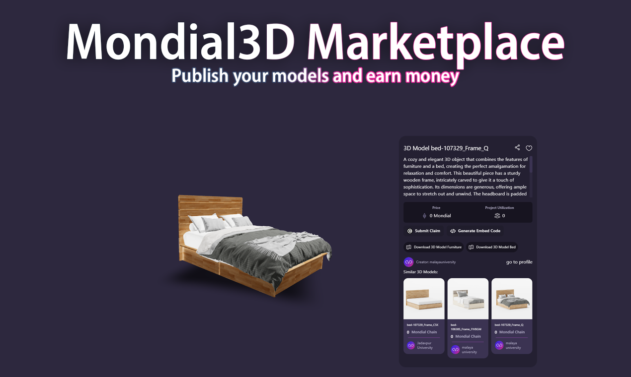 Mondial3d -AI 3D 모델 생성기 - Mondial3d : AI 파워를 가진 공예 3D 걸작 미디어 5