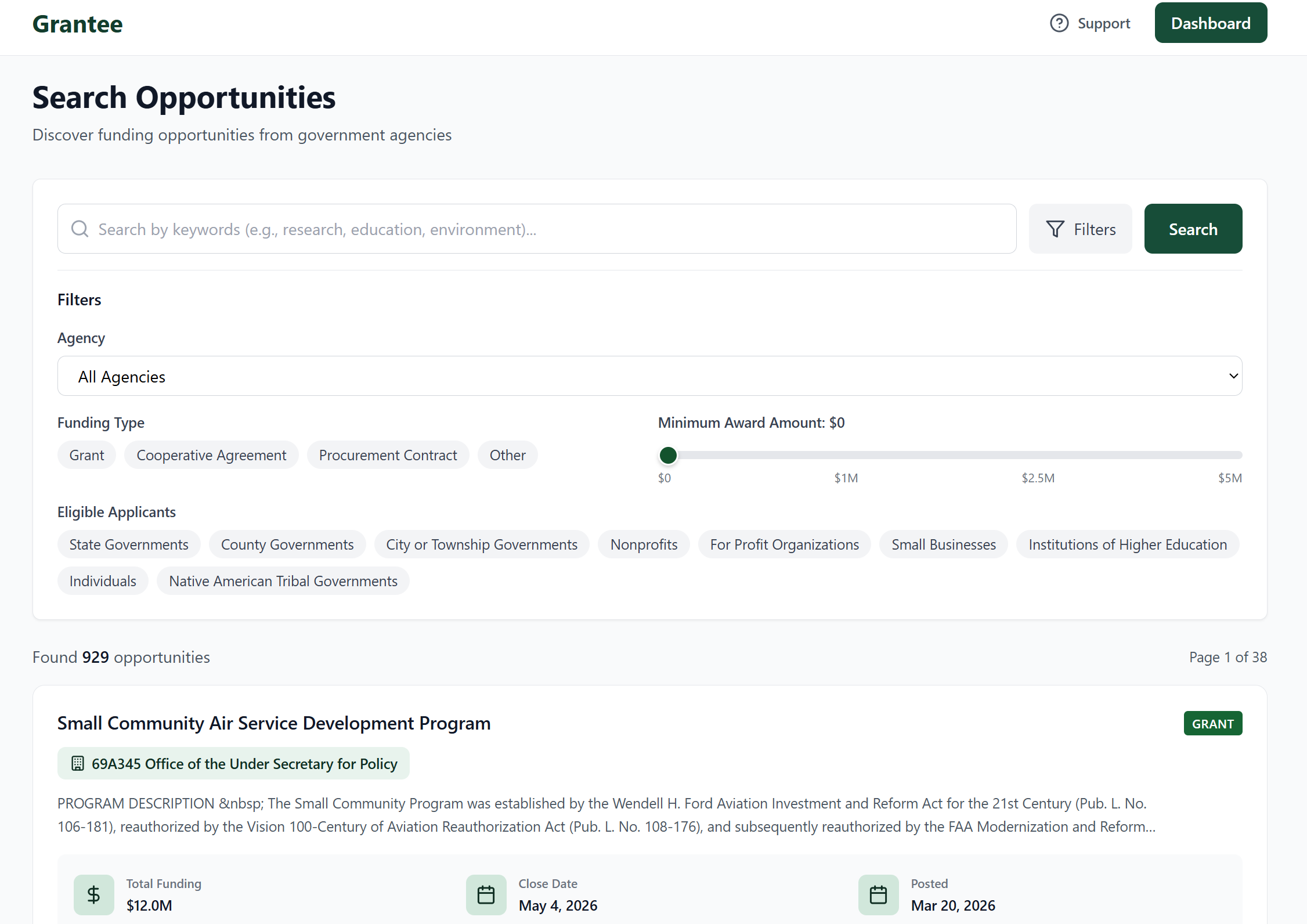 Grantee - AI-Powered Grant Writing gallery image
