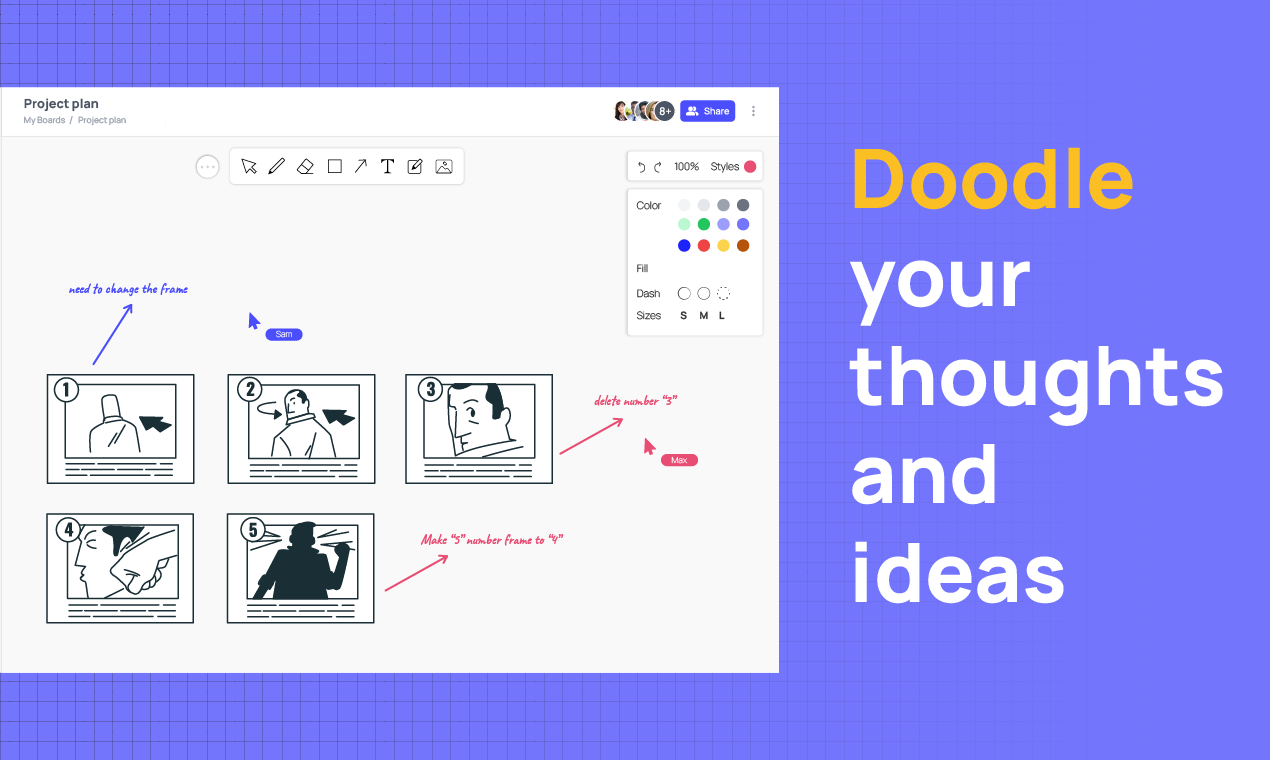 Tixio Whiteboard media 2
