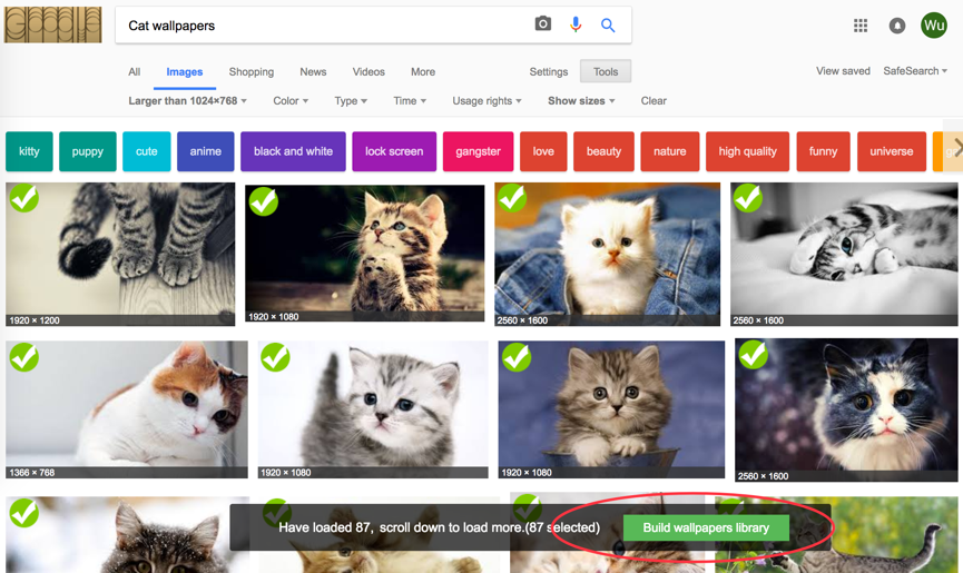 PP New Tab - Chrome Extension gallery image