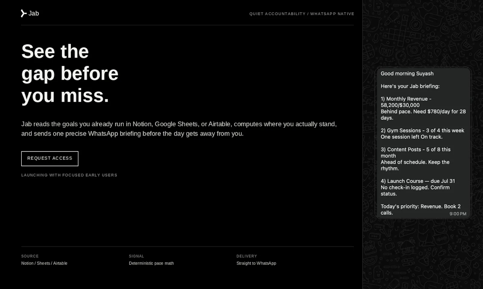 Jab screenshot 1
