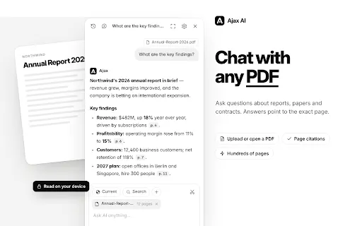 Ajax AI: Smart Assistant & Web Copilot gallery image
