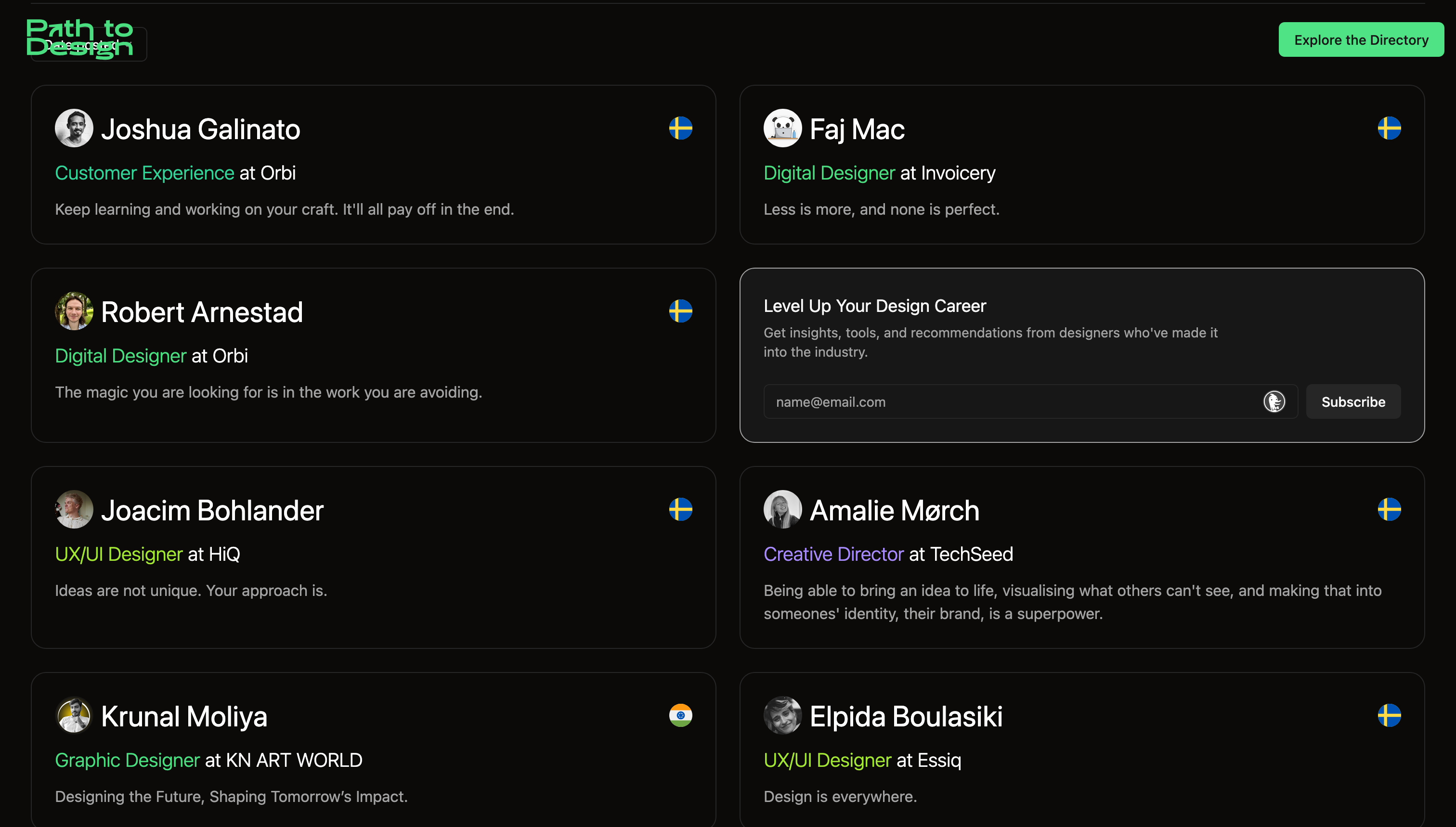Path to Design - Screenshot 2 showing product features and functionality