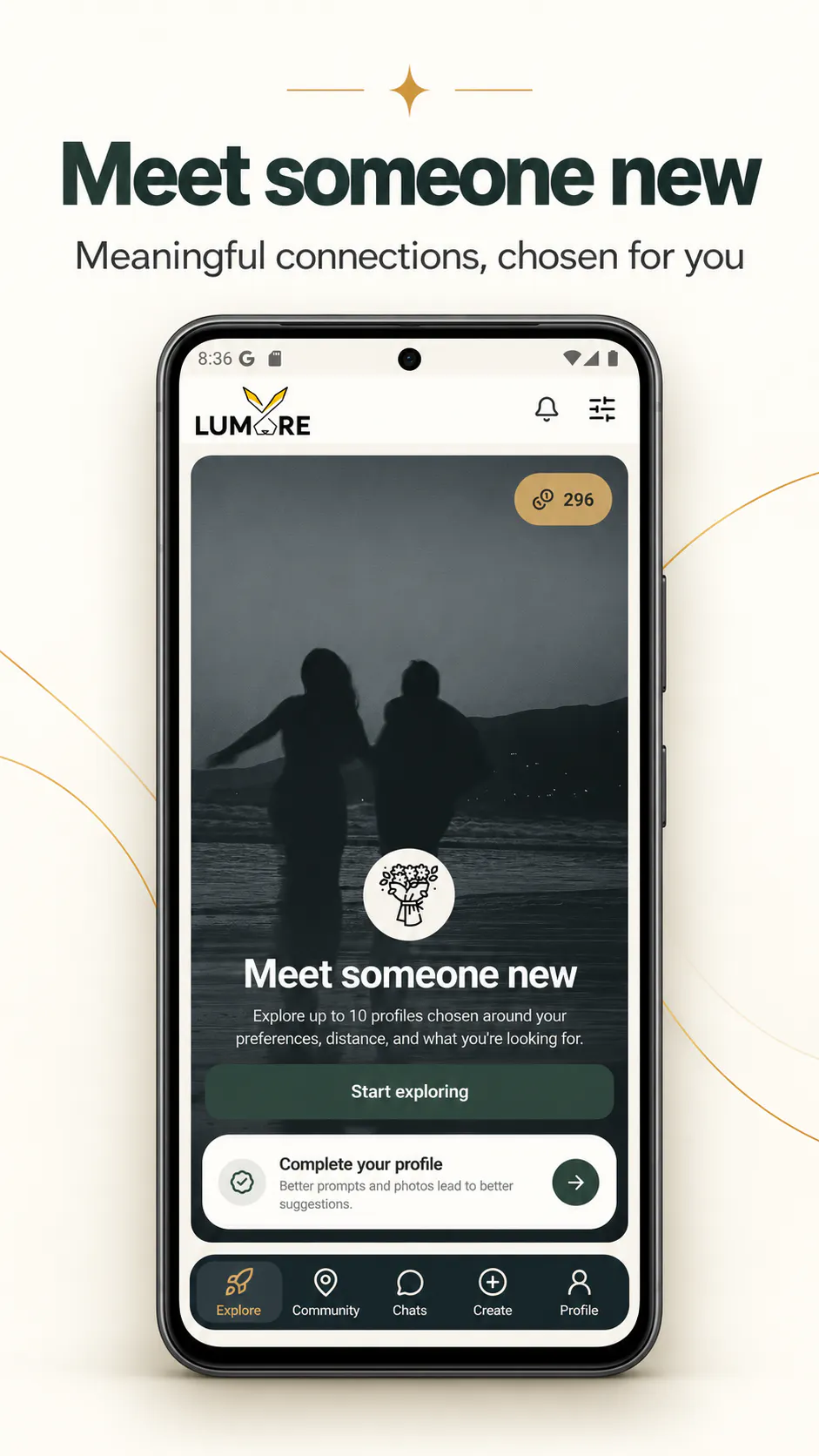 Lumore: Swipeless dating app gallery image