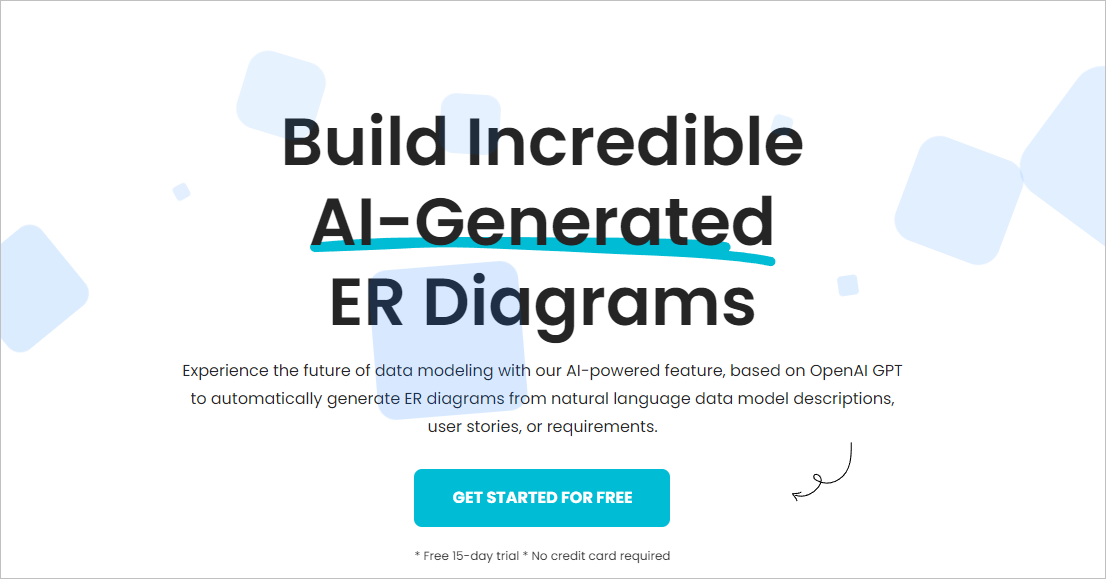 Erbuilder - 생성 AI 기능이있는 첫 번째 데이터 모델링 도구 미디어 1