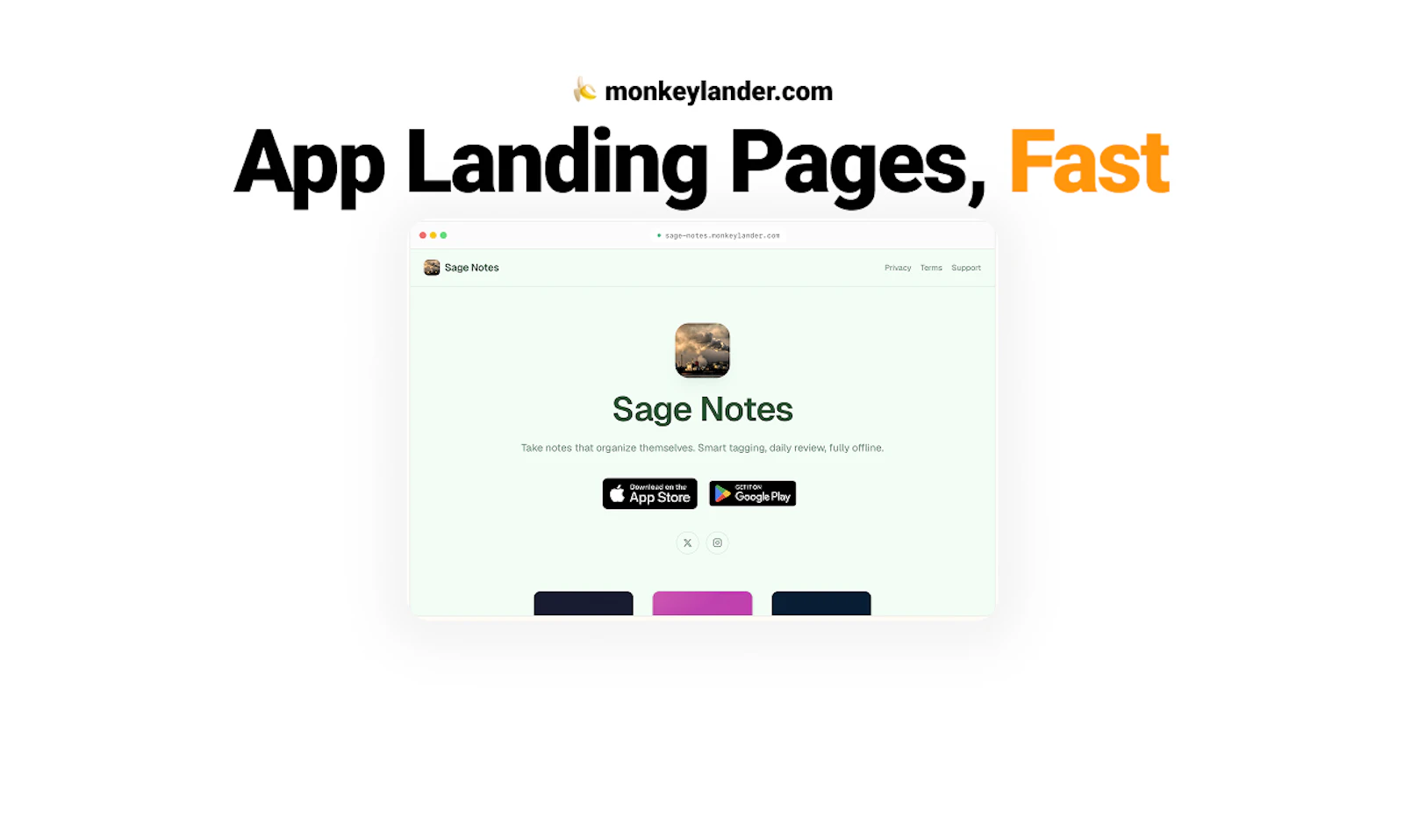 MonkeyLander screenshot 1