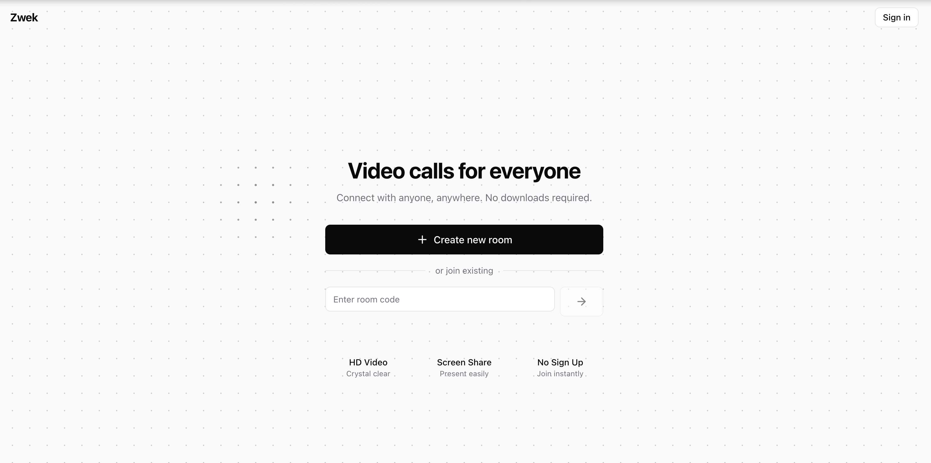 Zwek - Main product screenshot demonstrating key features and user interface