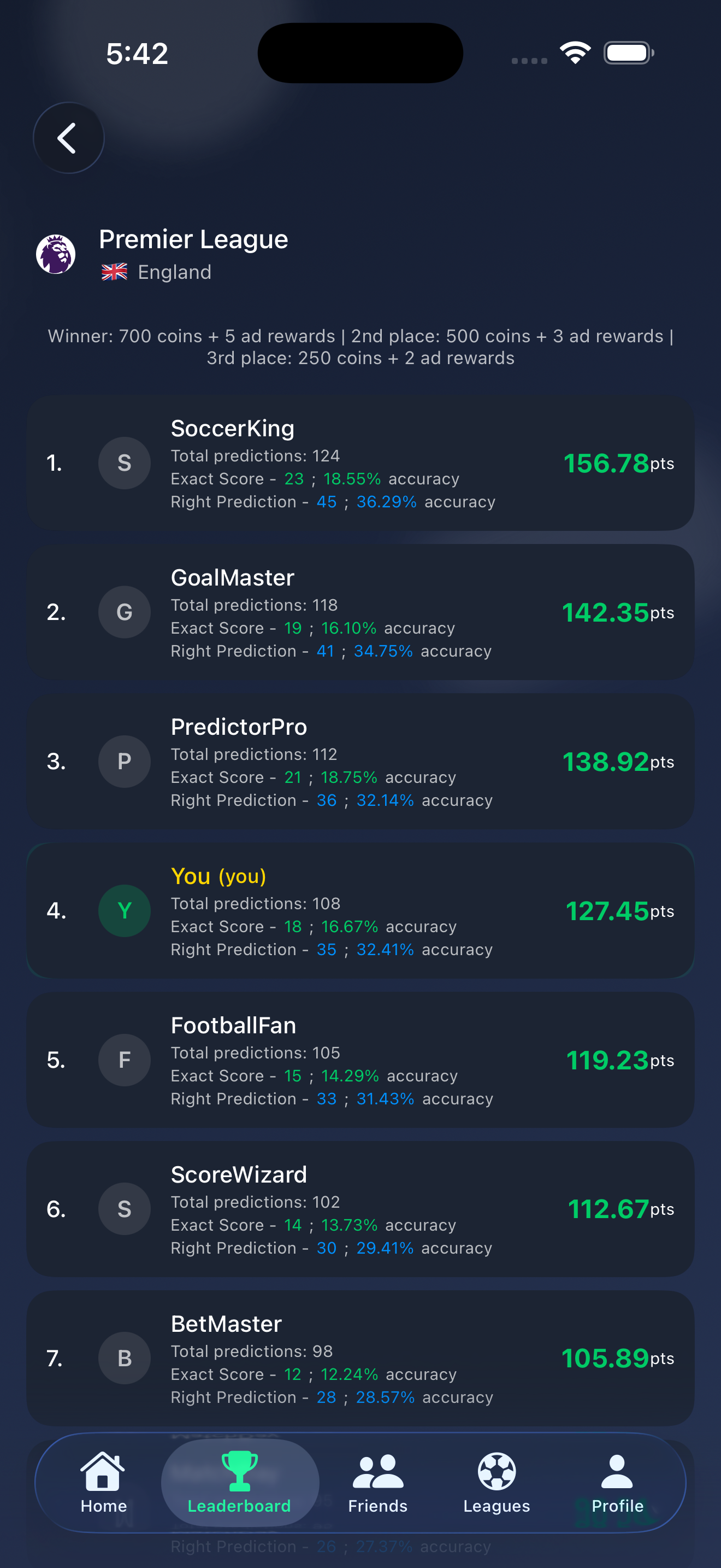 Predict Score - Test your soccer skills gallery image