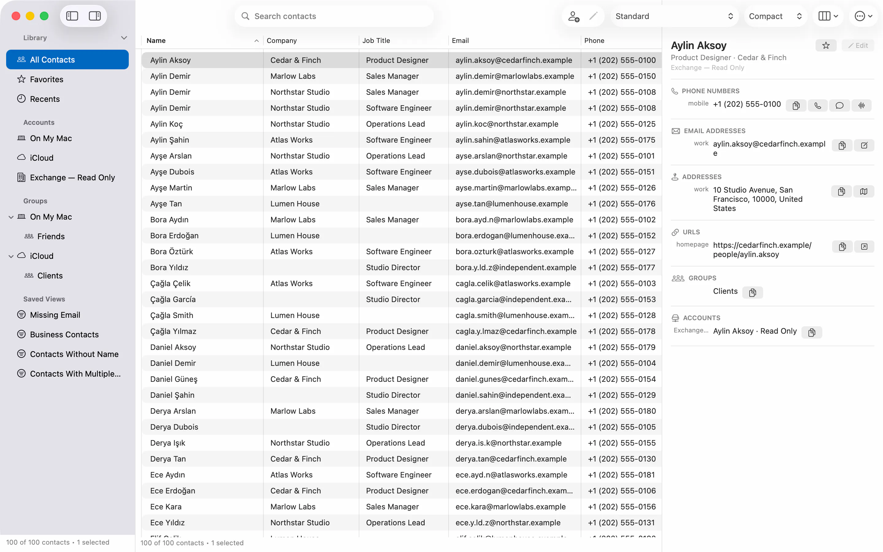 Compact Contacts gallery image