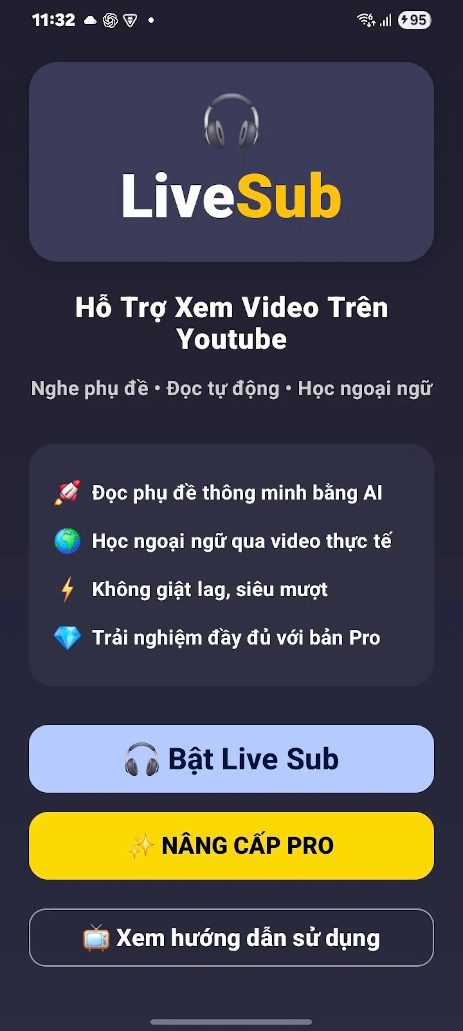 Livesub screenshot 2