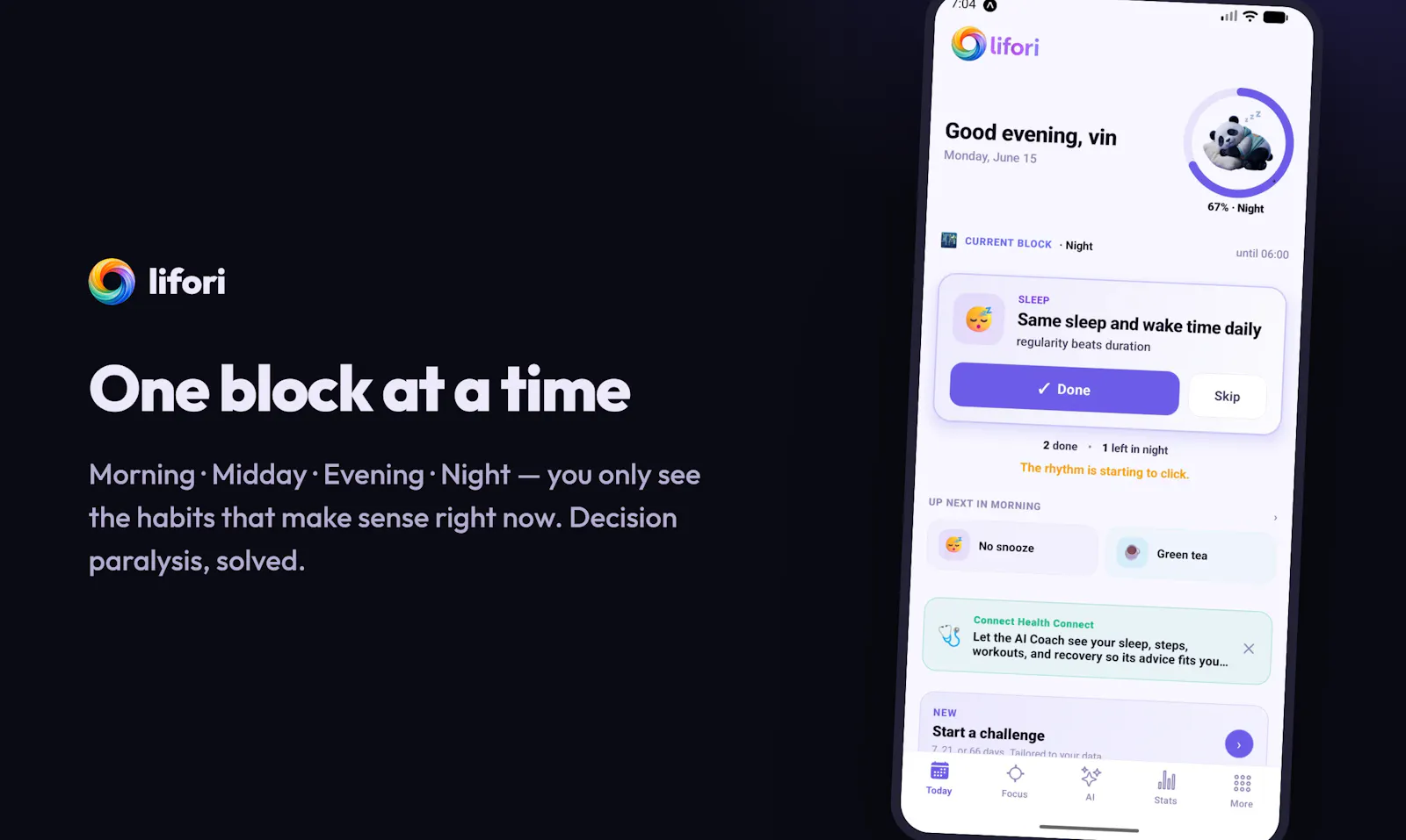 lifori - Habit Tracker & AI Coach screenshot 4