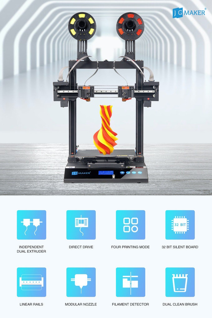 JGMAKER Artist-D 3D Printer gallery image