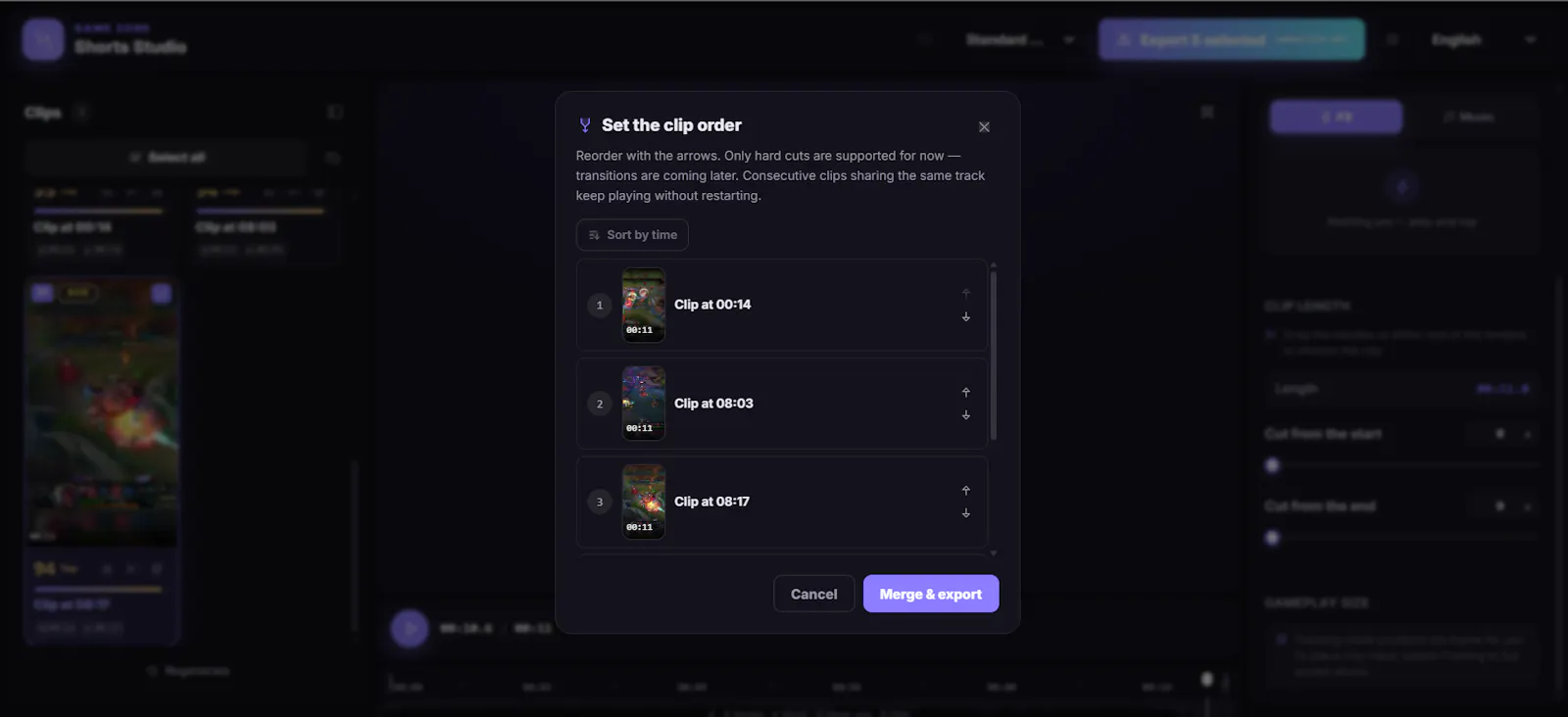 Shorts Studio — game zone screenshot 6