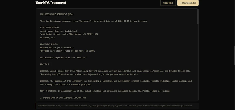 DocGen — Free Invoice Generator screenshot 4