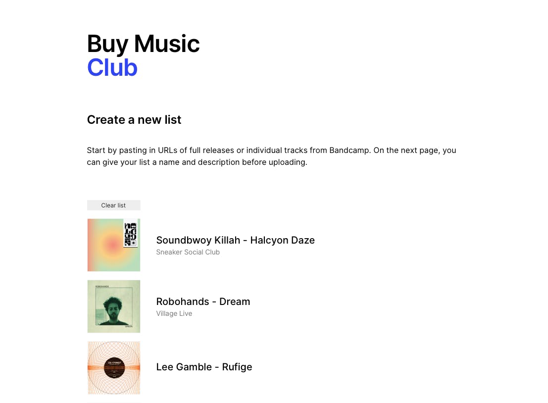 Buy Music Club media 2