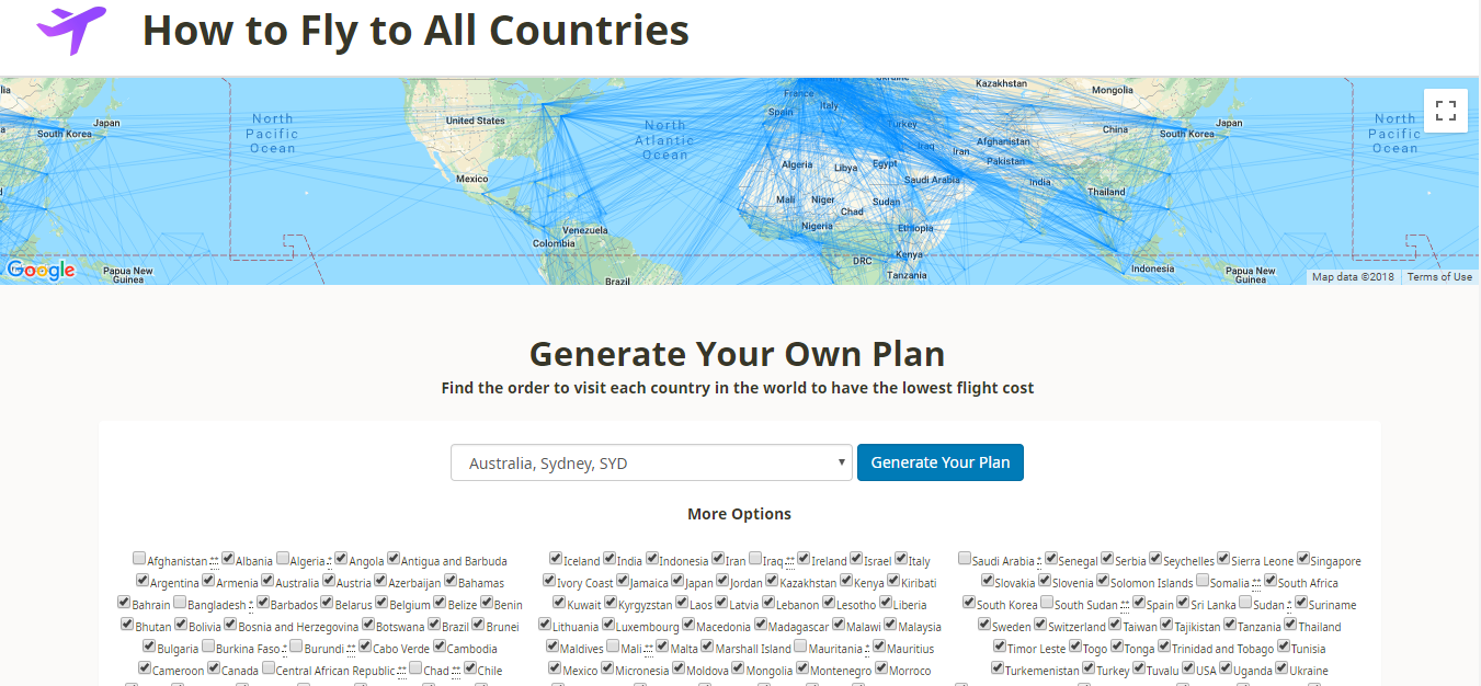 How To Fly To All Countries gallery image