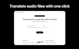 Translate My Audio media 1