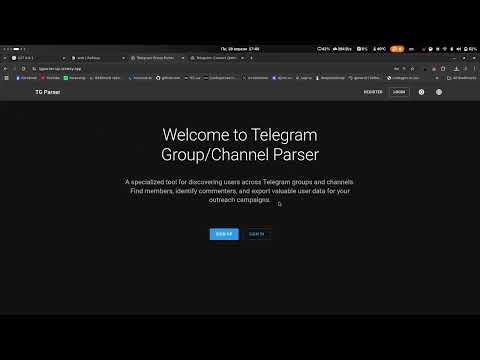 Telegram Group/Channel Parser gallery image